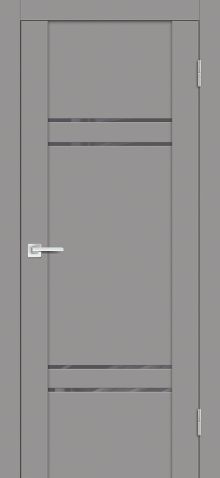 PST-5 soft-touch, серый бархат 900*2000 стекло серый лакобель
