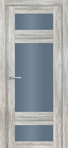 PSL- 6  nanotex, сан-ремо серый 800*2000 стекло сатинат графит