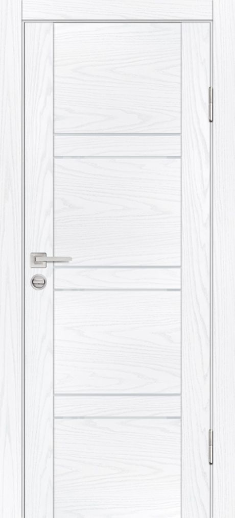 PSM-6 PP дуб скай белый, 700*2000 стекло лунный лакобель