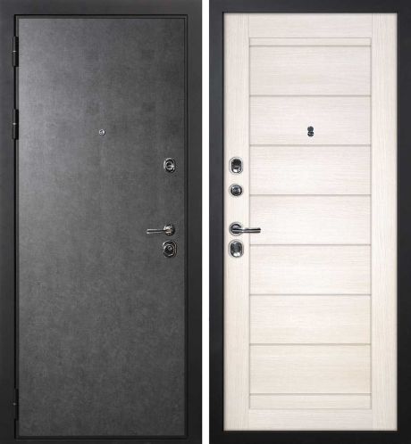 ДМ П-2/1 черный муар, Kale (ФП гладкая штукатурка графит/ТЕХНО-708 nanotex сандал бежевый) 860 ПР