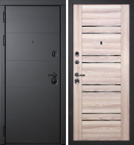 ДМ Э-1 серый муар, Mottura/Kale (ФП-10 серый софт/PSK-1 nanotex Ривьера крен-экрю зерк) 960 Л