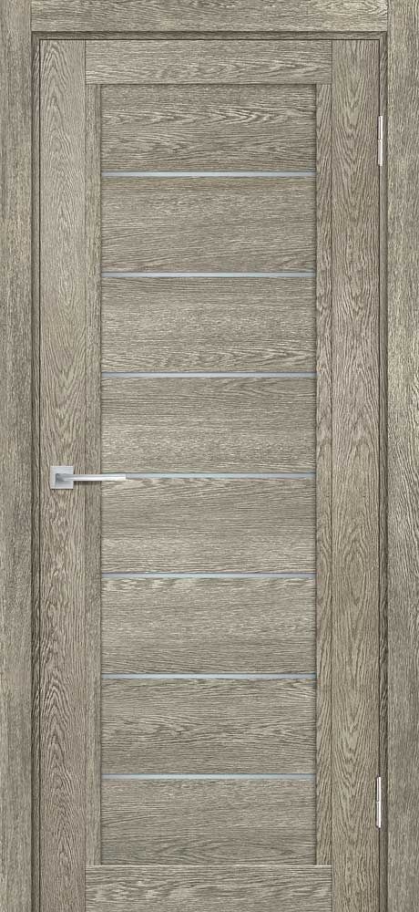 ТЕХНО-808 nanotex, гриджио 700*2000 стекло белый сатинат