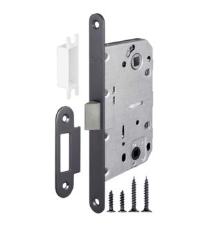 Защелка Fuaro (Фуаро) врезная PLASTIC P96WC-50 GR графит