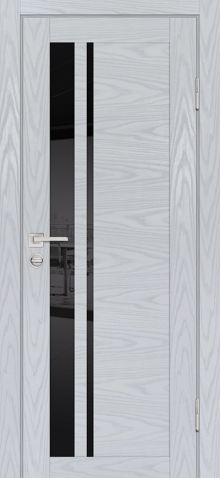 PSM-8 PP дуб скай серый, 600*2000 стекло черый лакобель
