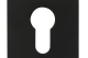 Накладка на ключевой цилиндр ADDEN BAU SC SQ-001 BLACK (цвет ЧЁРНЫЙ МАТОВЫЙ)