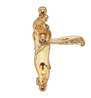 Ручка RIZO S.GOLD (OL) (на планке с завёрткой, матовое золото)