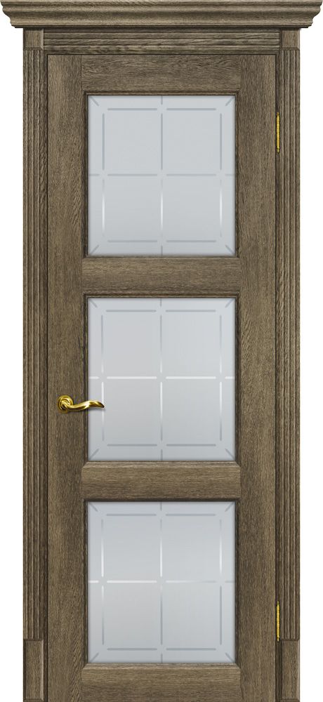 Тоскана-4 nanotex бруно ДО2000х700 стекло с художественным рисунком "Решетка"