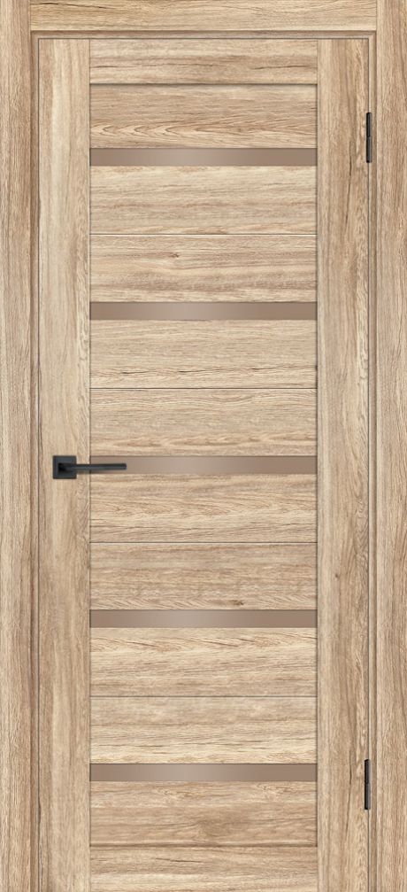 PSL- 7  nanotex, сан-ремо натуральный 700*2000 стекло сатинат бронза