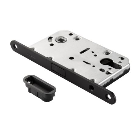 Защёлка врезная магнитная под ключевой цилиндр ADDEN BAU KEY-5085 MAG BLACK (цвет ЧЁРНЫЙ)