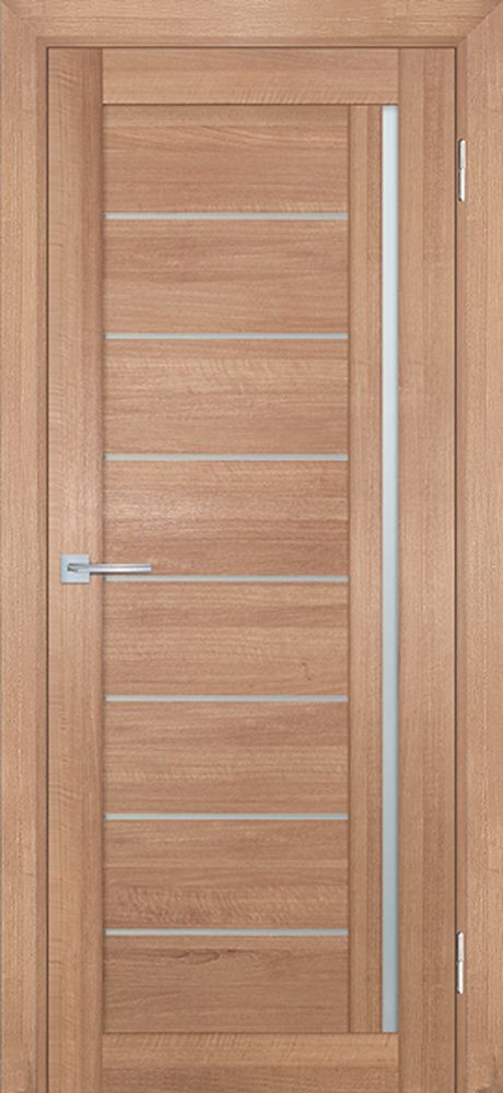 ТЕХНО 741 nanotex, миндаль 900*2000 стекло белый сатинат