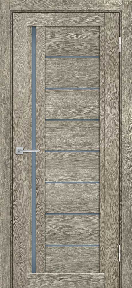 ТЕХНО-801 nanotex, гриджио 800*2000 стекло графит сатинат