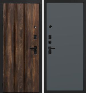 Дверь Лофт-1/PP графит