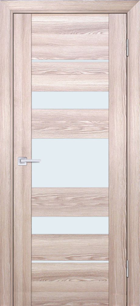 PSK-5 nanotex, ривьера крен-экрю 550*1900 стекло Белый лакобель