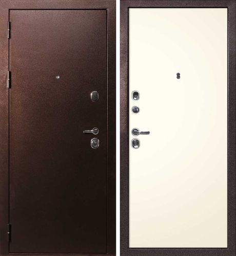 ДМ С-3 антик медь, замки Гардиан (металл гладкий/ гладкая, PP магнолия) 860 ПР