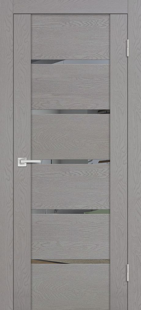 PST-7 soft-touch, серый ясень 800*2000 стекло зеркало тонированное