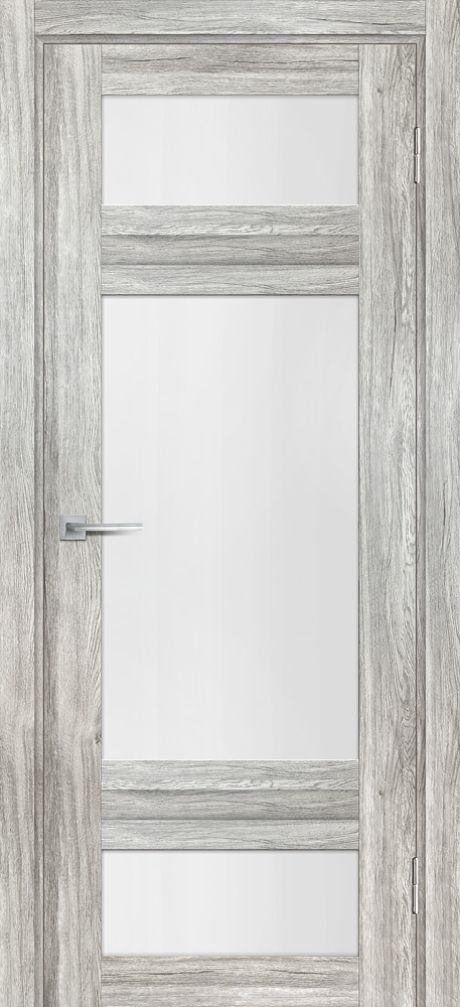 PSL- 6  nanotex, сан-ремо серый 800*2000 стекло сатинат белый