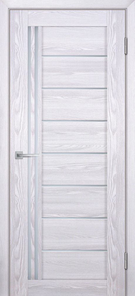 Лайт-13 nanotex, клен айс 550*1900 стекло белый сатинат