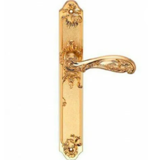 Ручка FLOR S. GOLD (PS) (на планке проходная, матовое золото)