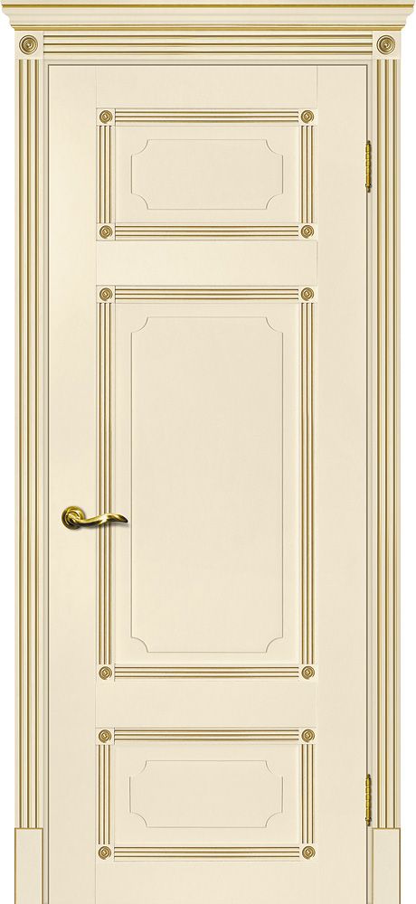 Флоренция-3 PP магнолия, патина золото ДГ 900*2000