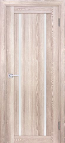 PSK-9 nanotex, ривьера крен-экрю ДП2000х800 стекло белый лакобель