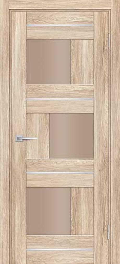 PSL-13  nanotex, сан-ремо натуральный 800*2000 стекло сатинат бронза