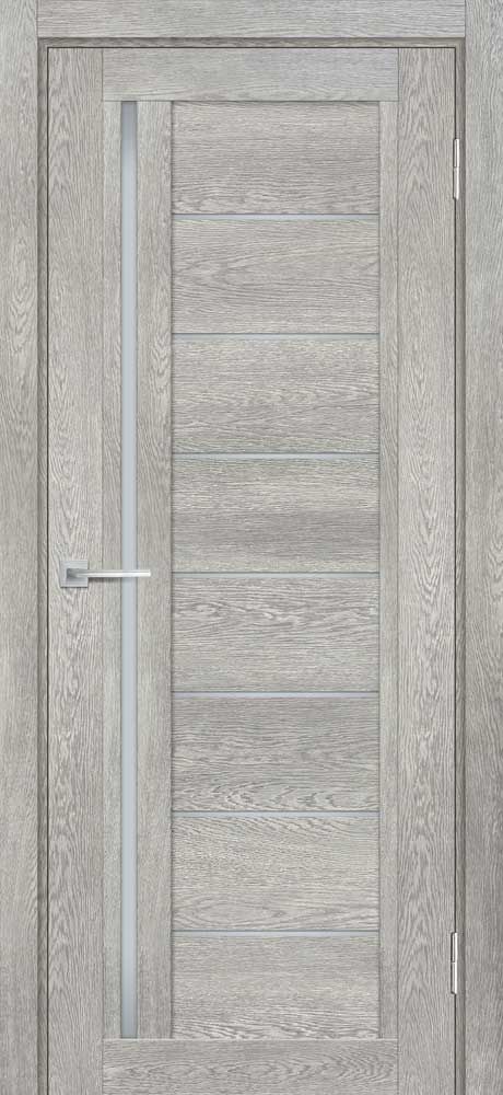 ТЕХНО-801 nanotex, чиаро гриджио 800*2000 стекло белый сатинат