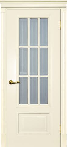 Smalta-08 ДО 800*2000  Ral1013 Слоновая кость, БЕЗ ПАТИНЫ, пескоструй /ИД/