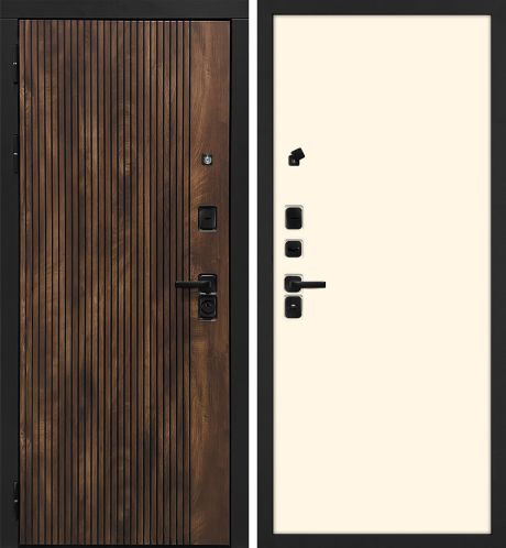 ДМ Лофт-1 муар черн,замкиKale,налич.ЧЕРН.ШАГР(Вертик.Дуб коньяк/гладкая, PP магнолия ) 860 Л