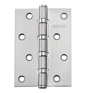 Петля универсальная с четырьмя подшипниками ADDEN BAU. 100X70X2.5 4BB MATTE SATIN CHROME (цвет МАТОВЫЙ ХРОМ)