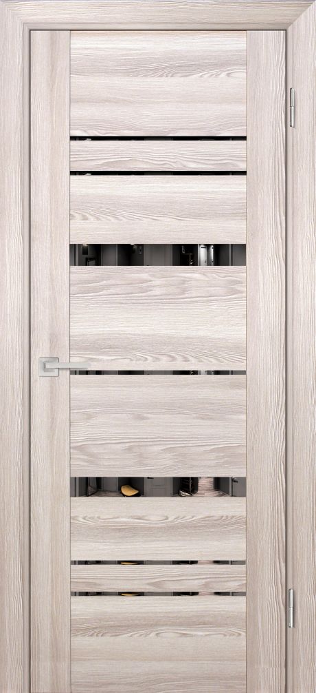 PSK-2 nanotex, ривьера крен-экрю 800*2000 стекло тонированное зеркало