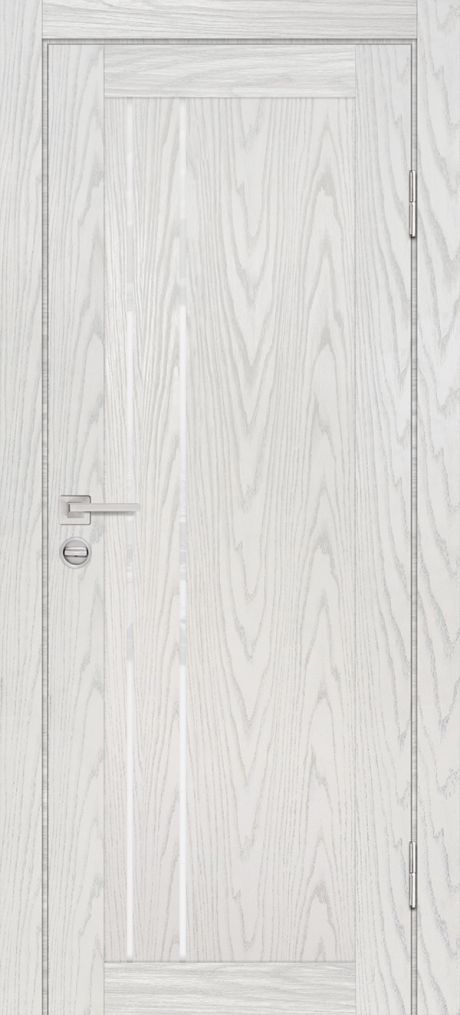 PSM-10 PP дуб скай бежевый, 600*2000 стекло белоснежный лакобель