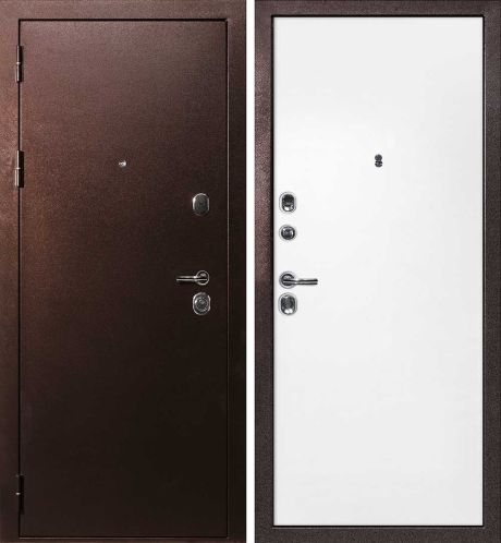 ДМ С-3 антик медь, замки Гардиан (металл гладкий/ гладкая, PP белый) 960 Л