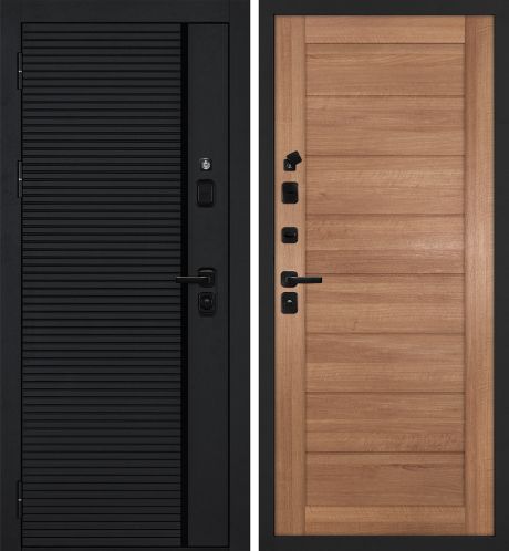 ДМ Галактика-173 муар чер,Kale/Border(Черный мяг.шагр. PR-173/ТЕХНО 708 миндаль гл.вставка)860Л